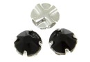 Swarovski, rose montees, jet, 6mm - x10