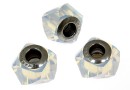 Swarovski, becharmed helix white opal, 14mm - x1