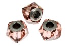 Swarovski, becharmed helix blush rose, 14mm - x1