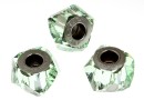 Swarovski, becharmed helix chrysolite, 14mm - x1