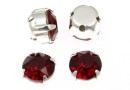 Swarovski, chaton montees, siam, 3.5mm - x20