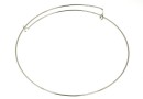 Bracelet, rhodium-plated 925 silver, size 60mm  - x1