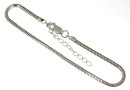 Bracelet for Swarovski Becharmed, rhodium-plated 925 silver, 18+4cm - x1