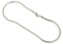 Bracelet for Swarovski Becharmed, rhodium-plated 925 silver, 19cm - x1