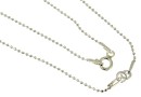 Lant bile fatetate pentru linkuri argint 925, 41cm - x1