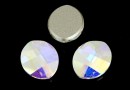 Swarovski, cabochon frunza, aurore boreale, 10x8mm - x1