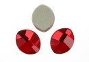 Swarovski, cabochon frunza, light siam, 10x8mm - x1