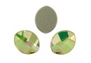 Swarovski, cabochon frunza, luminous green, 10x8mm - x1