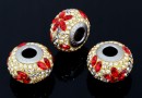 Swarovski, becharmed  golden shadow, 15mm - x1