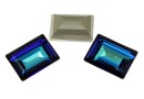 Swarovski, rivoli cabochon , bermuda blue, 14x10mm - x1