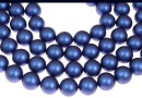 Swarovski pearls, iridescent dark blue, 3mm - x100