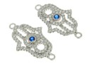 Link Mana lui Fatima, argint 925 placat cu rodiu, 20.5mm - x1