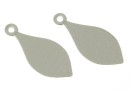 Pendant base, 925 silver, for Swarovski 2205, 16.5mm - x1
