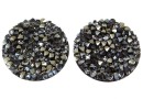 Swarovski, cabochon f. rocks, golden shadow mettalic gold, 19.5mm - x1