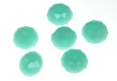 Swarovski, margele briolette, mint alabaster, 8mm - x2