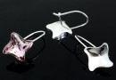 Earring findings, 925 silver, rhombus, for Swarovski 4485 10.5mm - x1pair