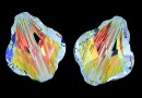 Swarovski, margele baroque, aurore boreale, 10mm - x1