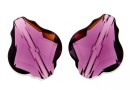 Swarovski, margele baroque, amethyst, 10mm - x1
