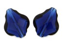 Swarovski, margele baroque, dark indigo, 14mm - x1