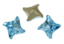 Swarovski, twister fancy rivoli, aquamarine, 10.5mm - x1