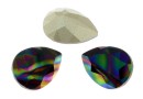 Swarovski, fancy picatura, rainbow dark, 14x10mm - x1