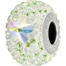 Swarovski, becharmed pave aurore boreale daisy, 14.5mm - x1