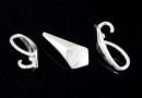 Extension system for pendants, 925 silver, 12x5.5mm - x1