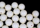 Perle Swarovski cu un orificiu, ivory, 8mm - x2