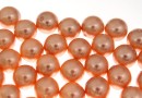 Perle Swarovski cu un orificiu, rose peach, 8mm - x2