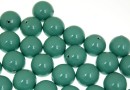 Swarovski one hole pearls, jade, 8mm - x2
