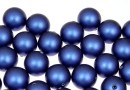 Perle Swarovski cu un orificiu, iridescent dark blue, 8mm - x2