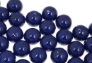 Perle Swarovski cu un orificiu, dark lapis pearl, 8mm - x2