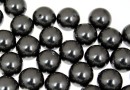 Swarovski one hole pearls, black, 4mm - x4