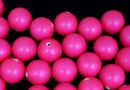 Perle Swarovski cu un orificiu, neon pink, 10mm - x2