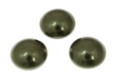 Swarovski, cabochon perla cristal, dark green, 16mm - x1