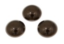 Swarovski, cabochon perla cristal, deep brown, 10mm - x2
