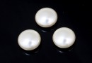 Swarovski, crystal pearl cabochon, creamrose light, 6mm - x2