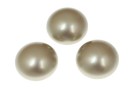Swarovski, cabochon perla cristal, platinum, 6mm - x2