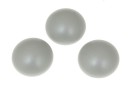 Swarovski, cabochon perla cristal, pastel grey, 8mm - x2