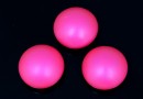 Swarovski, cabochon perla cristal, neon pink, 8mm - x2