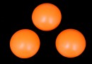 Swarovski, cabochon perla cristal, neon orange, 6mm - x2