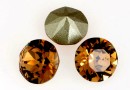 Swarovski, chaton pp10, smoked topaz, 1.6mm - x20