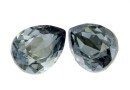 Swarovski, drop fancy, blue shade, 10x7mm - x1