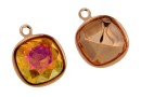 Swarovski copper-plated pendant base 4461 and 4470, 12mm - x1