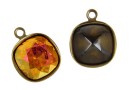 Swarovski bronze pendant base 4461 and 4470, 12mm - x1