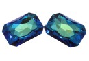 Swarovski, rivoli cabochon bermuda blue, 37X25.5mm - x1