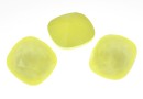 Swarovski, fancy square, powder yellow, 10mm - x1