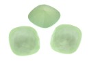 Swarovski, fancy square, powder green, 10mm - x1