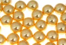 Perle Swarovski cu un orificiu, gold, 6mm - x4