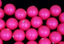 Perle Swarovski cu un orificiu, neon pink, 6mm - x4